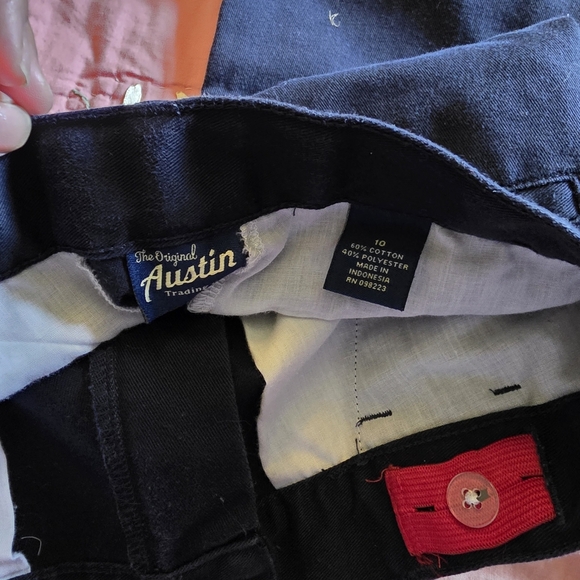 George Red Shirt and Navy Pants Ensemble - Picture 3 of 9